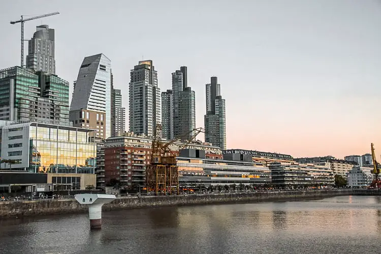 Wander the waterways of Puerto Madero, in Buenos Aires, Argentina 