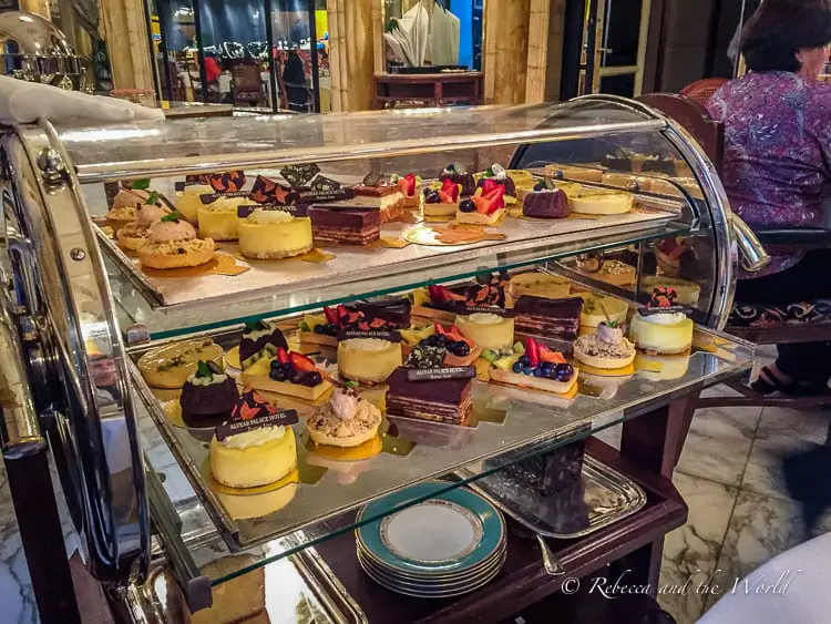 Take high tea at the fancy Alvear Palace Hotel in Buenos Aires, Argentina