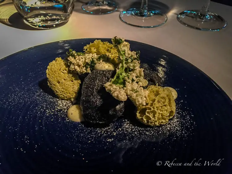 A creative dish from El Baqueano, a fabulous restaurant in Buenos Aires