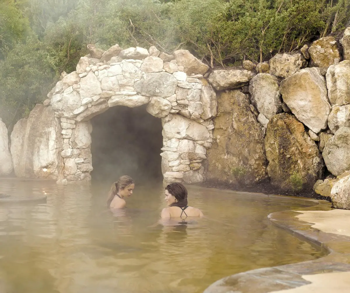 The Peninsula Hot Springs in Victoria is a great place to relax and enjoy the soothing waters