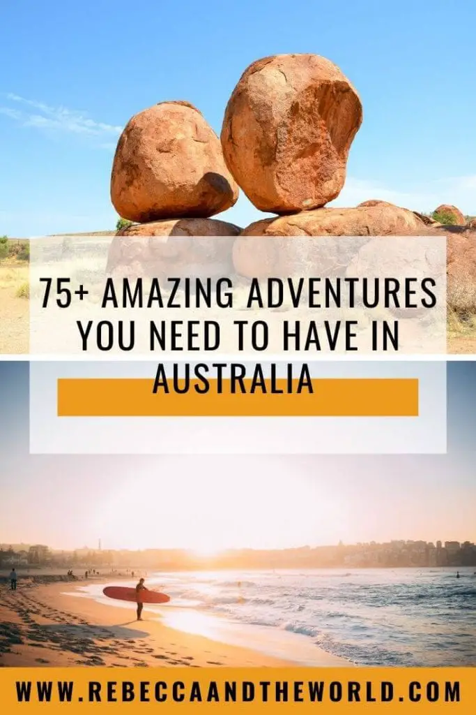 Planning a trip Down Under? Start with this ultimate Australia bucket list, which has more than 75 things to do in Australia. These adventures, activities and must-dos in the best places to visit in Australia will have you seeing the best of the country! #Australia #AustraliaTravel #ThingstodoinAustralia #AustraliaBucketList #TravelInspiration #AustraliaTravelIdeas
