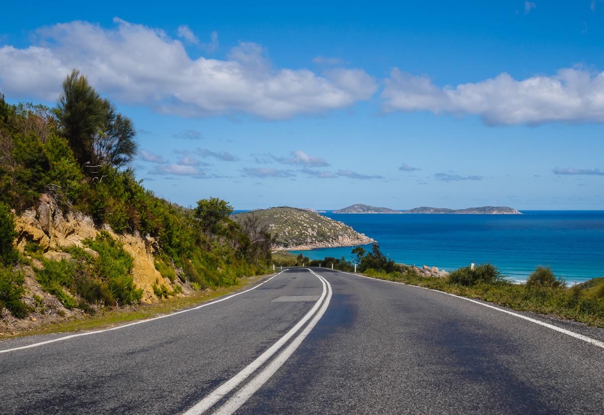 Wilsons Promontory in Victoria, Australia, is a great place for road tripping and hiking