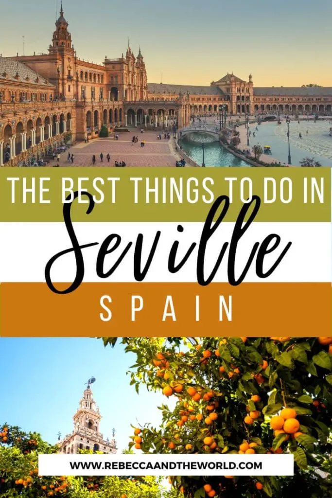Only have a short time in Seville, Spain? You can still fit a lot into 2 days in Seville. This guide covers the top 10 things to do in Seville, including where to eat, what to see in Seville and where to sleep. #seville #spain #andalucia #2daysinseville #sevilleitinerary #sevilleguide #travel #spaintravel #andalusia
