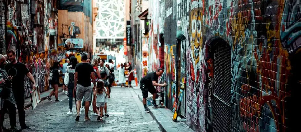 Melbourne's laneways are famous, definitely something to add to any Melbourne bucket list