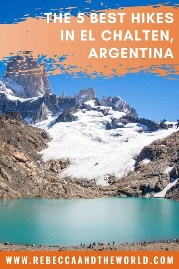 El Chalten is the undisputed hiking capital of Patagonia. This small town in Argentina has so many different hiking trails for all experience levels. Click through to read this guide to the best El Chalten hiking trails, plus tips for where to stay and eat - and what to do beyond hiking! #patagonia #PatagoniaTravel #Argentina #ElChalten #Hiking #thingstodoinpatagonia #ElChaltenHiking