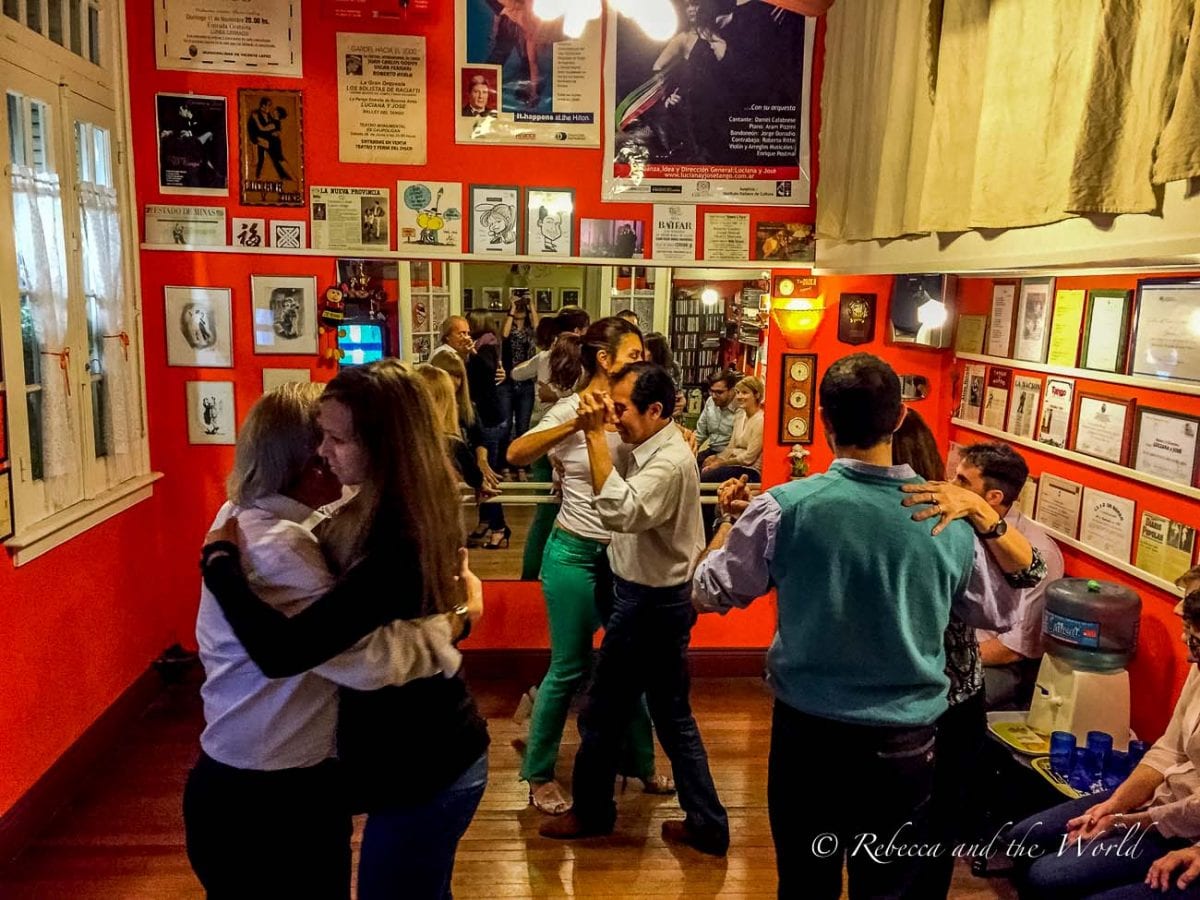 If you're interested in learning a few steps of tango while you visit Argentina, there are plenty of people offering private dance lessons 