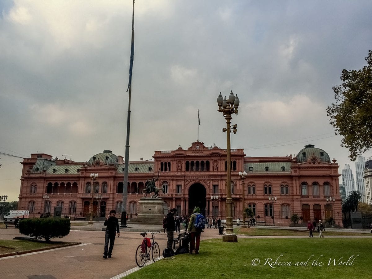 The Casa Rosada is Argentina's White House and you can visit it on a guided tour