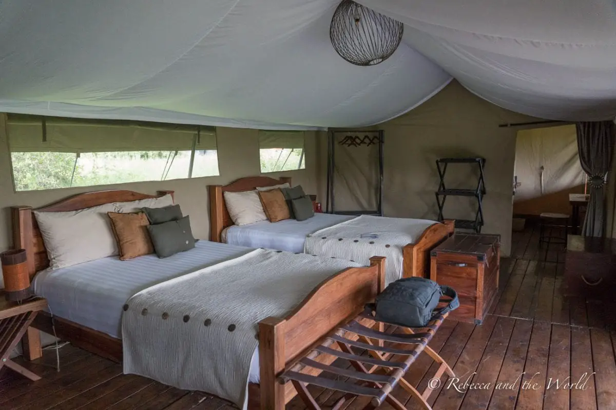 One of the best places to stay in Ndutu in Tanzania is Lemala Ndutu, a mobile tented camp