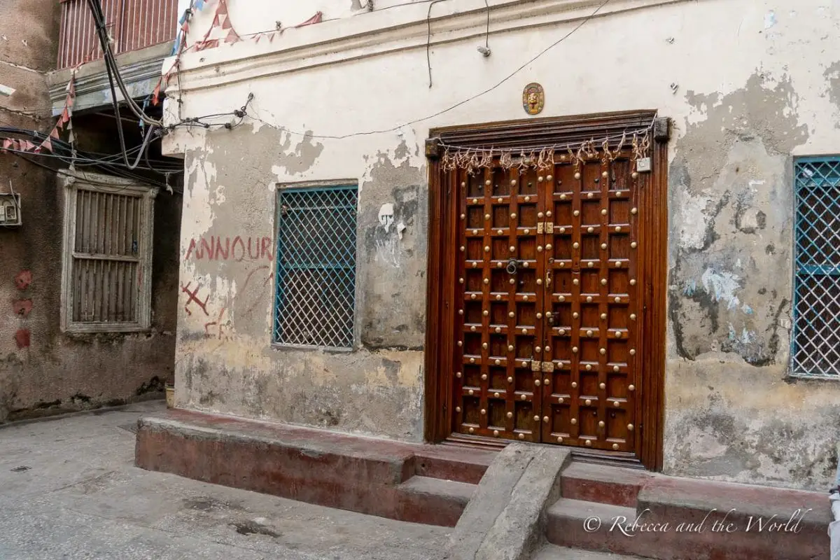 One of the best things to do in Stone Town in Zanzibar is a walking tour of the city