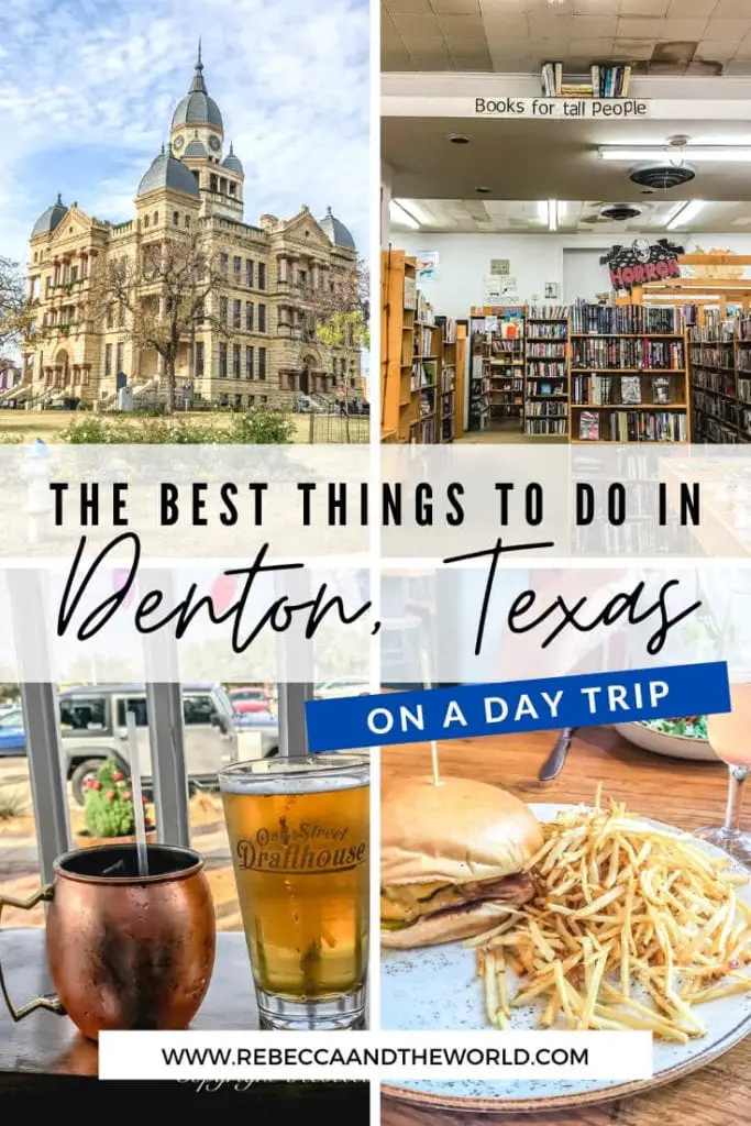 Only 45 minutes from Dallas, there are plenty of things to do in Denton, Texas. It's also home to what might be the best burger in Texas. | #TexasTravel #Denton #DentTX #USATravel #DallasDayTrip