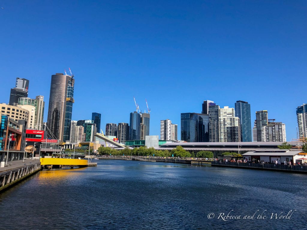 Just one of the city views you can expect during your 3 days in Melbourne!