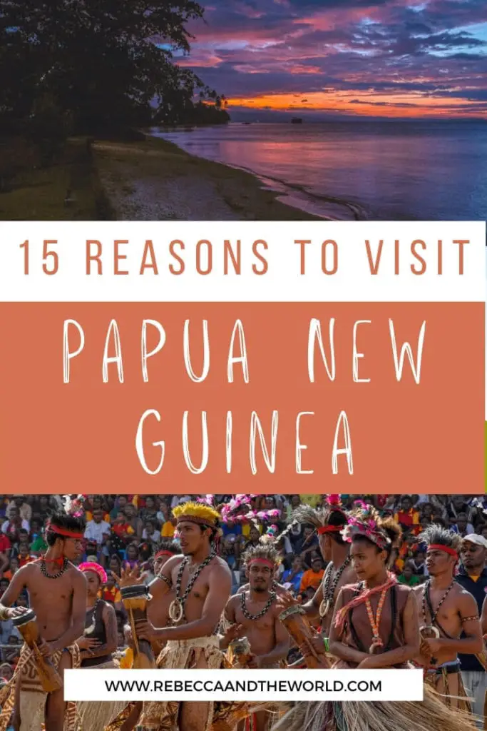 Top 15 things to do in Papua New Guinea - a PNG travel guide by someone who lived there. Find out what to do in Papua New Guinea, from the best islands to visit to adventure activities to cultural experiences. | Papua New Guinea | PNG | Papua New Guinea Travel | Visit Papua New Guinea | Papua New Guinea Travel Guide | Pacific Islands Travel | Things To Do in Papua New Guinea | Is Papua New Guinea Safe | Places to Visit in Papua New Guinea | What To Do in Papua New Guinea | Things To Do in PNG