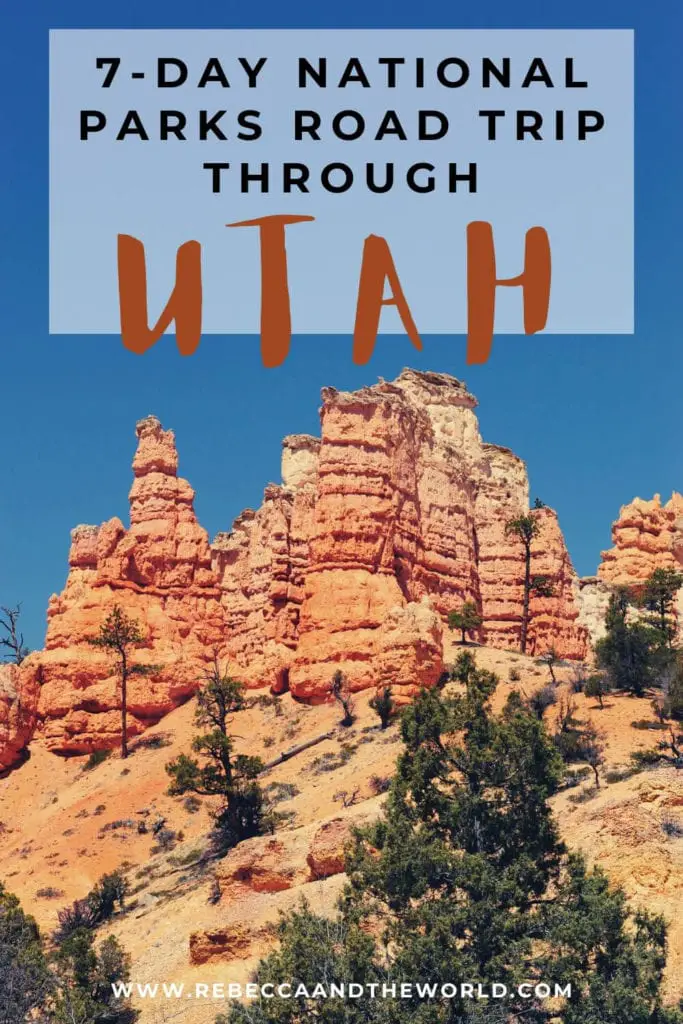 utah national parks trip itinerary