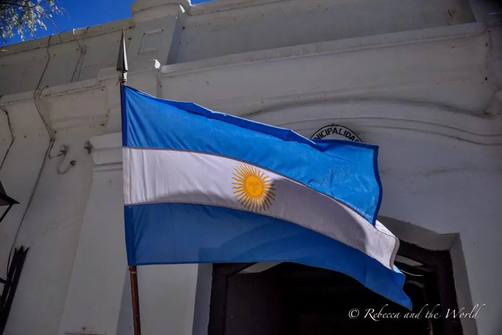 A picture of the Argentina flat 