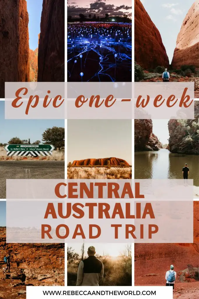 Plan an epic 1-week Alice Springs to Uluru road trip and discover the Red Centre Way through Central Australia. This handy guide includes options for 2WD and 4WD. Visit Uluru, Kings Canyon and more! | Alice Springs to Uluru | Central Australia | Uluru | Visit Northern Territory | Australia Road Trip | Best Road Trips Australia | Uluru Itinerary | Red Centre Way | Red Centre Itinerary | Red Centre Road Trip | Tourism NT | Kings Canyon Itinerary | Things to do in the NT