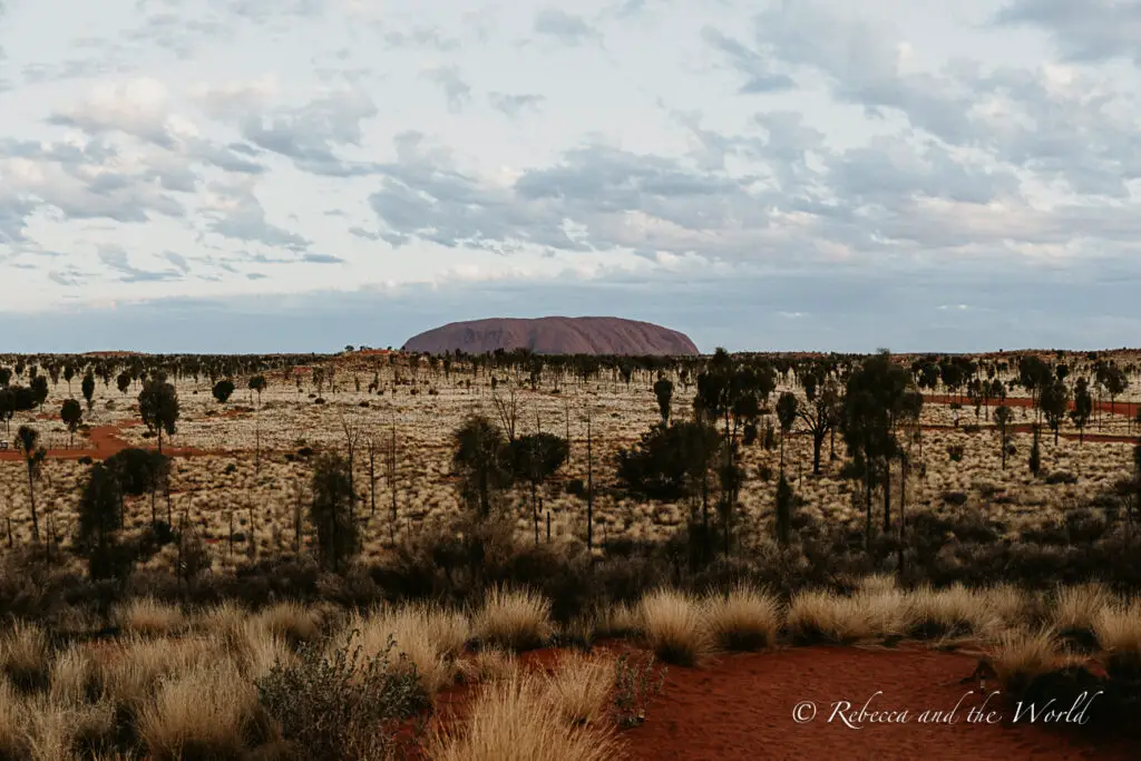 Just sitting and watching Uluru is a spectacular way to see Uluru