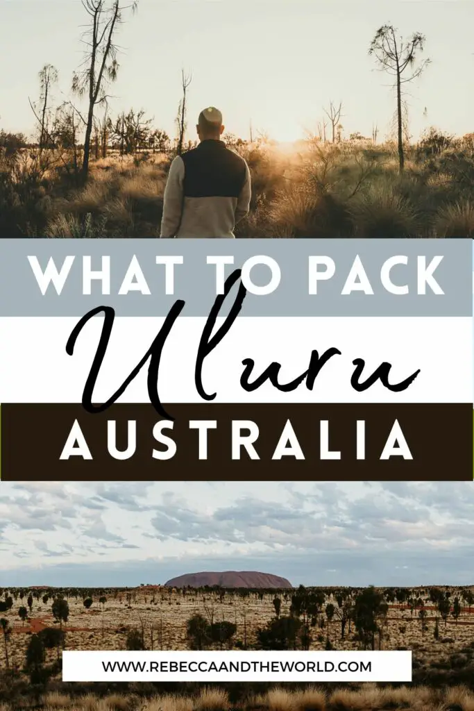 Wondering what to pack for Uluru? Here's an Uluru packing list that covers everything you need for the ultimate Outback Australia adventure. | Uluru | Uluru Packing List | What to Pack for Uluru | What to Wear at Uluru | Outback Australia Packing List | Visit Uluru | Things to Do at Uluru | Uluru Weather | Uluru Seasons | Uluru Temperature | What to Do at Uluru | Visit Outback Australia