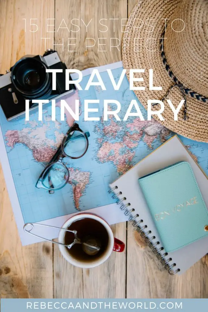 Wondering how to plan a trip? I've got you covered with 15 easy steps to planning a travel itinerary for the perfect vacation! 