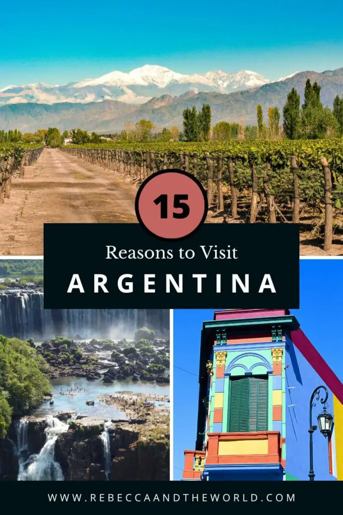 Wondering why you should visit Argentina? These 15 reasons should convince you to travel to this amazing South American country, renowned for its wine, food, culture, landscapes and outdoor adventures. Argentina | Visit Argentina | Travel to Argentina | Why Visit Argentina | South America Travel | Argentina Travel | What to Do in Argentina | Things to Do in Argentina | Best Places to Visit in Argentina | Must Visit Argentina