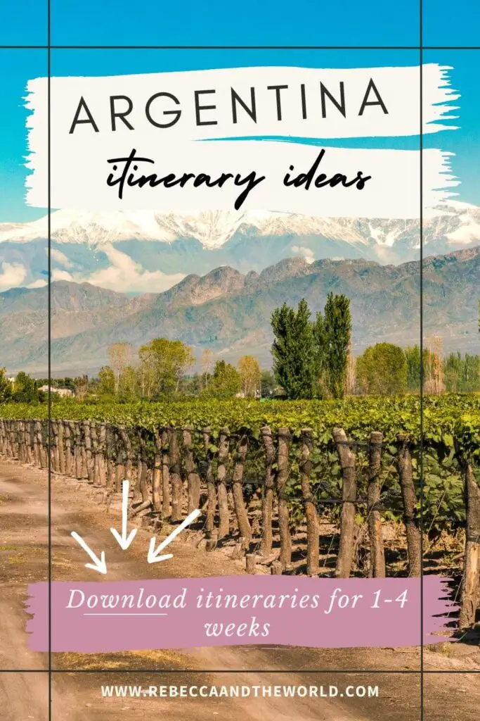 Planning a trip to Argentina? These Argentina itinerary ideas have suggestions for how to spend 1, 2, 3 or 4 weeks here, so no matter how much vacation time you have, there's an itinerary for you! | Argentina Itinerary | Argentina Travel | Visit Argentina | Things to Do in Argentina | Argentina Travel Itinerary | 2 Weeks in Argentina | How Much Time in Argentina | Plan a Trip to Argentina | Argentina Travel Tips | Argentina Travel Inspiration | Argentina Itinerary Ideas