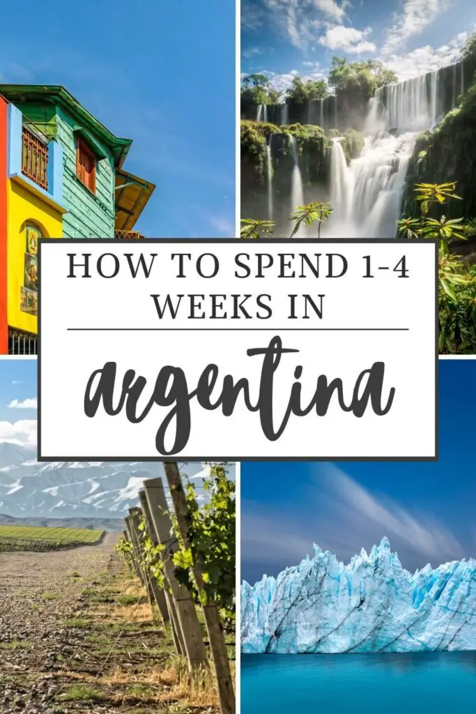 Planning a trip to Argentina? These Argentina itinerary ideas have suggestions for how to spend 1, 2, 3 or 4 weeks here, so no matter how much vacation time you have, there's an itinerary for you! | Argentina Itinerary | Argentina Travel | Visit Argentina | Things to Do in Argentina | Argentina Travel Itinerary | 2 Weeks in Argentina | How Much Time in Argentina | Plan a Trip to Argentina | Argentina Travel Tips | Argentina Travel Inspiration | Argentina Itinerary Ideas