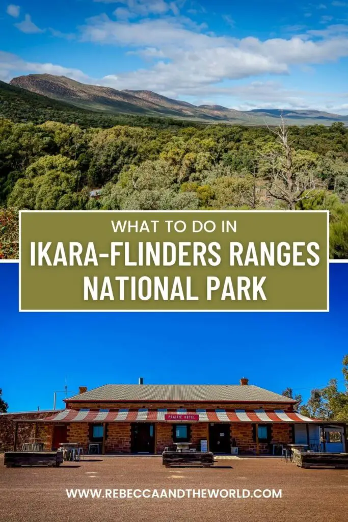 Looking for things to do in Flinders Ranges National Park? From hiking to looking for Aboriginal art to flying over Wilpena Pound (Ikara), here's what to do in Flinders Ranges! | Ikara-Flinders Ranges National Park | Flinders Ranges | Wilpena Pound | Outback Australia | South Australia | National Parks | Australia Travel | South Australia Travel | Visit Flinders Ranges | Things to Do in Flinders Ranges National Park | What to Do Flinders Ranges National Park