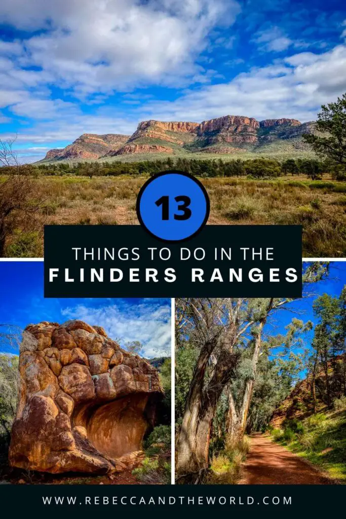 Looking for things to do in Flinders Ranges National Park? From hiking to looking for Aboriginal art to flying over Wilpena Pound (Ikara), here's what to do in Flinders Ranges! | Ikara-Flinders Ranges National Park | Flinders Ranges | Wilpena Pound | Outback Australia | South Australia | National Parks | Australia Travel | South Australia Travel | Visit Flinders Ranges | Things to Do in Flinders Ranges National Park | What to Do Flinders Ranges National Park