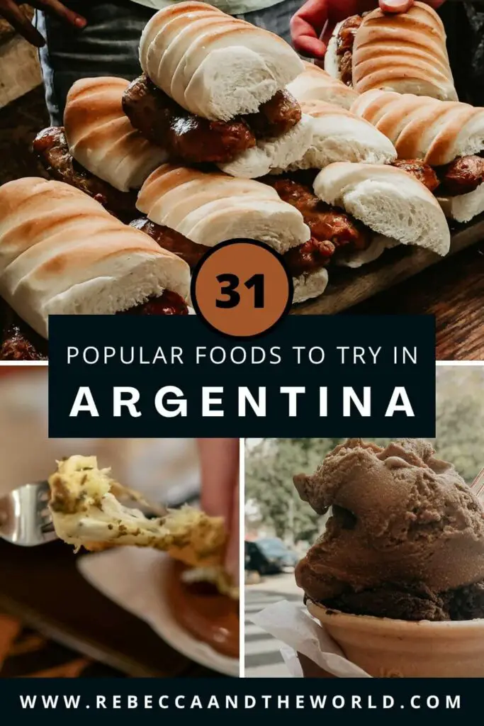 Argentine cuisine is one of the highlights of a visit to this South American Country. But the country is more than steak and wine. This guide highlights 31 popular food in Argentina that you HAVE to try when you visit. Food in Argentina | Argentina Recipes | Argentina Cuisine | Argentine Cuisine | Argentina Food | Popular Food in Argentina | Argentina Foods | Argentina Dishes | What to Eat in Argentina | Best Argentina Food | Popular Foods in Argentina