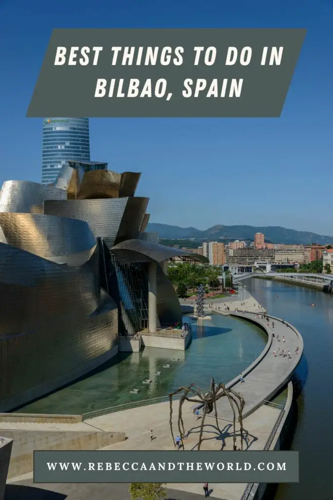 Wondering what to do in Bilbao, Spain, beyond the Guggenheim? From food to architecture to art, there's plenty to do in the unexpectedly cool Basque city. Click through to find the best things to do in Bilbao. | Visit Spain | Bilbao Spain | Travel | Spain Travel Guide | Things to Do in Bilbao | What to Do in Bilbao | Basque Country | Europe Travel | What to Eat in Bilbao | Pintxos in Bilbao | Bilbao Travel Guide