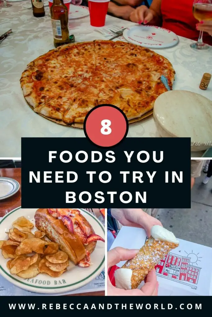 Boston is a city full of history - and great food. Read on for what to eat in Boston, including the best places to eat in Boston for delicious lobster rolls, cannoli and clam chowder. This Boston good guide will make you hungry! | Boston | Massachusetts | What To Eat In Boston | Foodie | Foodie Travels | What To Do In Boston | Things To Do in Boston | Places to Eat in Boston | Boston Food Guide | Food in Boston | Must Eat in Boston | Boston Must Eat | Boston Food Itinerary