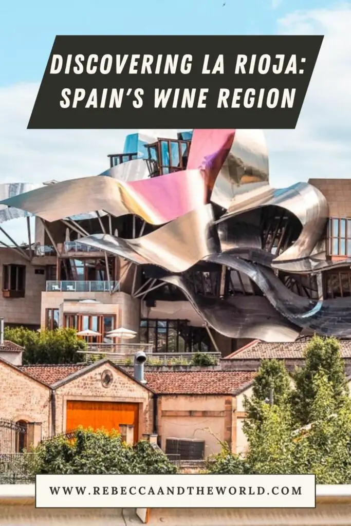 Planning a visit to the La Rioja wine region? Consider booking a La Rioja wine tour - an easy day trip from San Sebastian or Bilbao. Click through to read about what to expect on a day tour, as well as the best bodegas and wineries in La Rioja to visit to try Spain's famous Rioja wine. Also includes tips for planning a self-guided La Rioja visit. | #larioja #spain #spaintravel #winetour #wine