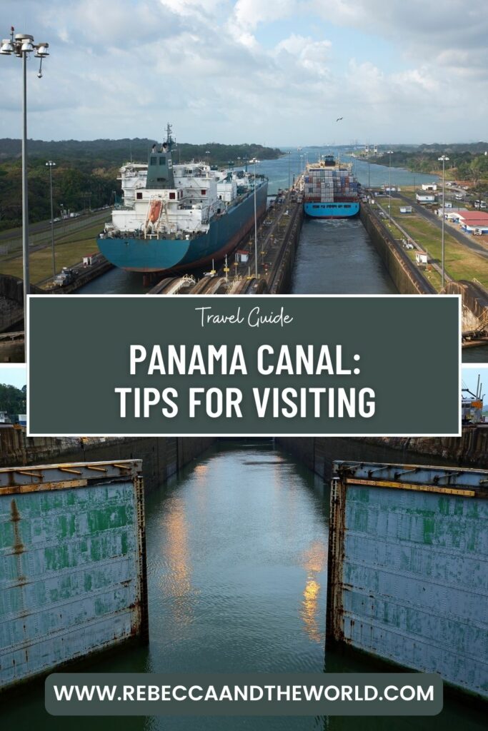 The Panama Canal is one of the world's greatest engineering feats. Far from being a boring tourist attraction, it's an incredible sight to see a huge ship passing through. This guide shares how to visit all three of the locks and the best way to the Panama Canal! #panama #centralamerica #panamacity #panamacanal #touristattractions #greatwondersoftheworld #panamatravel