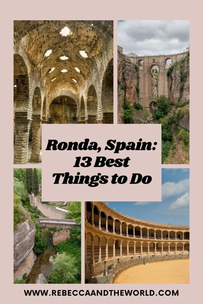 As one of Spain's prettiest cities, there are plenty of things to do in Ronda in the region of Andalucia. This guide walks you through why you should visit Ronda, what to do in Ronda, and where to eat and sleep. | Ronda | Andalucia | Southern Spain | Spain | Ronda Spain Things to Do | What to Do in Ronda Spain | Visit Spain | Visit Andalusia | Ronda Itinerary | Things to Do in Ronda | Spain Travel | Ronda Travel
