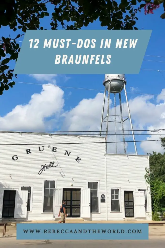 New Braunfels in Texas Hill Country is a great place to spend a long weekend. There are plenty of things to do here - wander historic Gruene, go shopping at the farmers market, tube down one of the city's two rivers or sip Texan wines. This guide shares the best things to do in New Braunfels, along with where to eat, where to stay and when to visit. | New Braunfels | Texas | Hill Country | Gruene | Gruene Hall | Things to Do in New Braunfels | Weekend in New Braunfels | Texas Travel Guide