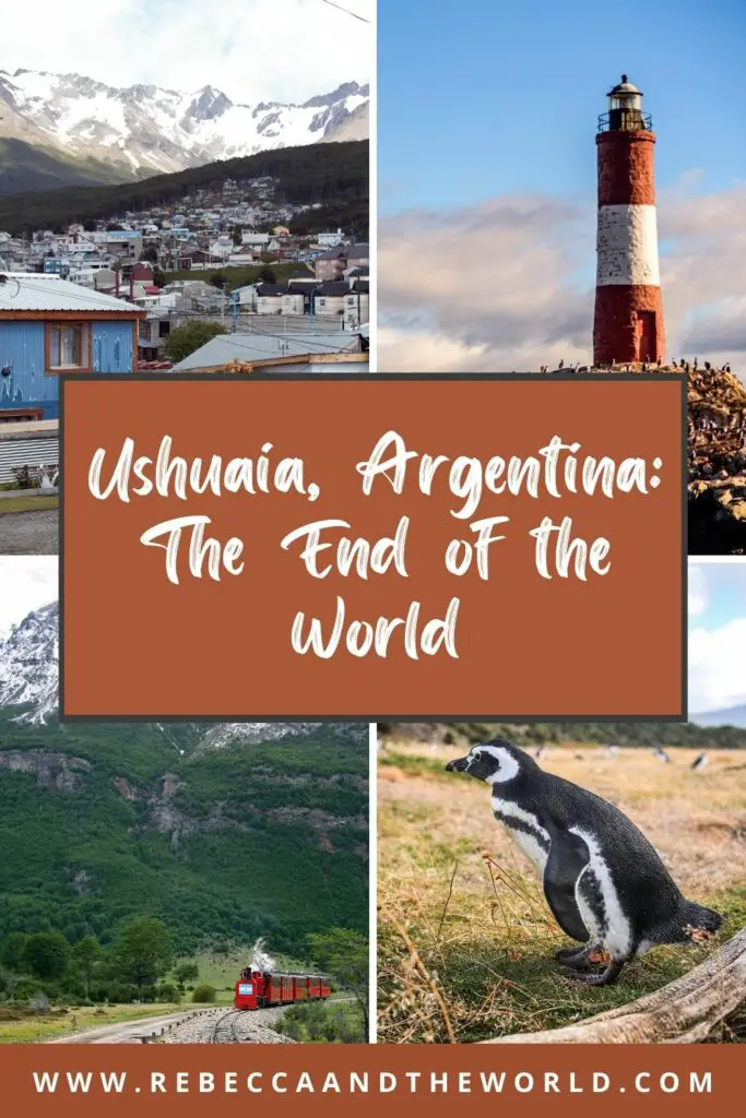 At the very southern tip of Argentina lies Ushuaia - the southernmost city in the world. There are so many things to do in Ushuaia, from hiking to camping to sailing to walking with penguins. Read on for the best things to do as well as when to go and where to stay. | #ushuaia #argentina #patagonia #argentinatravel #travel #travelguide #patagoniatravel #tierradelfuego #southamerica