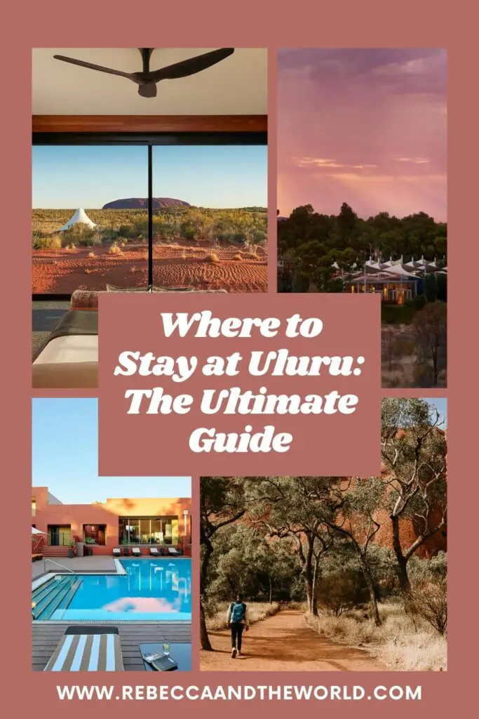Looking for Uluru accommodation for the trip of a lifetime to this iconic Australian landmark? This guide covers where to stay near Uluru, from budget camping to luxe 5-star stays. | Uluru | Uluru Accommodation | Where to Stay Near Uluru | Uluru Camping | Hotels at Uluru | Visit NT | Tourism NT | Visit Northern Territory | Australia Travel | Visit Australia | Australia Bucket List 