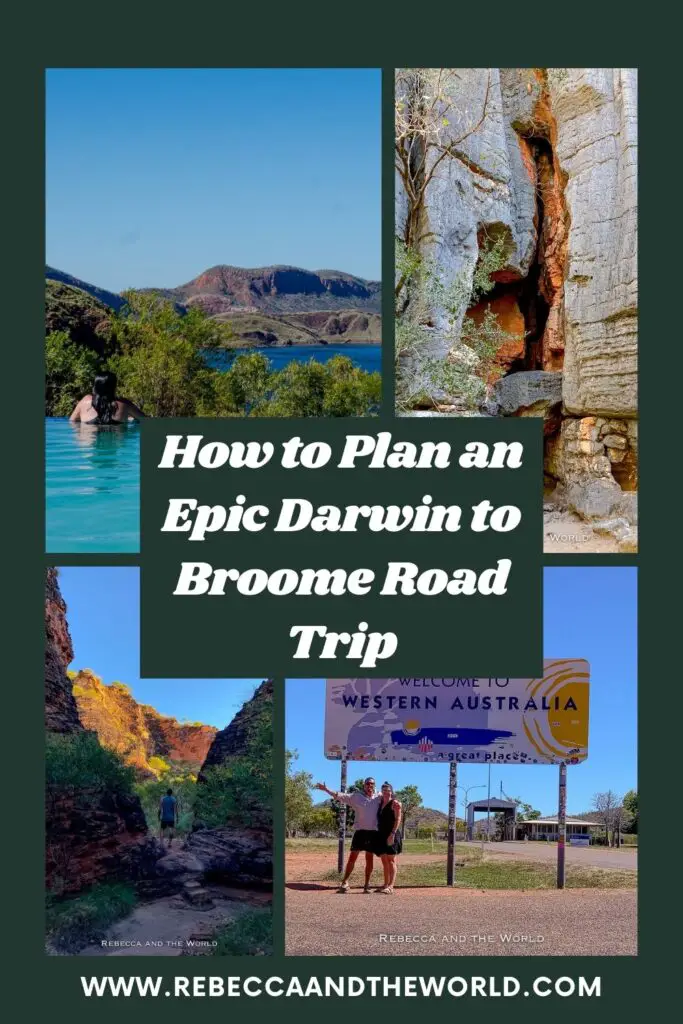 Looking for a Darwin to Broome road trip guide? Here's how to travel the top of Australia in just two weeks - no 4WD necessary! This guide includes itinerary ideas for one week, 10 days and 2 weeks, with recommended stops, things to do and accommodation ideas. | Darwin to Broome | Broome to Darwin | Darwin to Broome Road trip | Australia Road Trip | Things to Do Between Darwin and Broome | NT Road Trip | Gibb River Road | Visit Western Australia | Things to Do in Broome