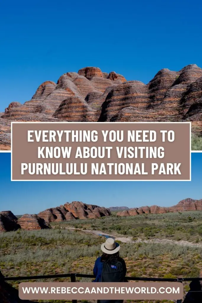 Planning to visit the Bungle Bungles? Here's everything you need to know before visiting Purnululu National Park (Bungle Bungles), including travel tips, itinerary ideas and where to stay. Includes tips for how to visit both sections of the national park and what to see and do in each part. | Purnululu National Park | Bungle Bungles | Bungle Bungle Ranges | Australia National Park | Visit Western Australia | Purnululu Visitor Guide | Things to Do Purnululu | Things to Do Bungle Bungles