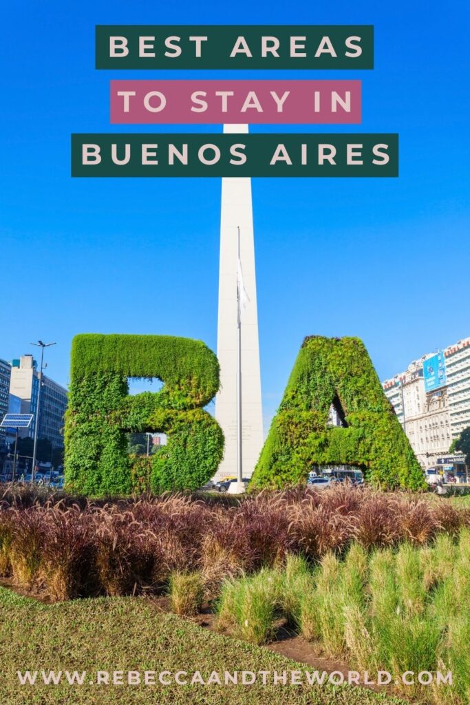 This guide to where to stay in Buenos Aires, Argentina, is by a (former) local and covers the best Buenos Aires neighborhoods. | Buenos Aires Travel | Buenos Aires | Visit Buenos Aires | Where to Stay in Buenos Aires | Buenos Aires Neighborhoods | Hotels in Buenos Aires | Buenos Aires Hotels | Hostels in Buenos Aires | Airbnb in Buenos Aires | Visit Argentina | Things To Do in Buenos Aires | Buenos Aires Travel Guide | Best Area to Stay in Buenos Aires | Apartments in Buenos Aires