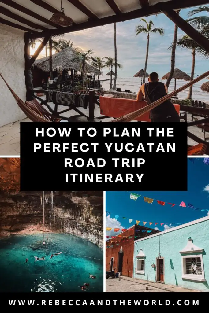 Planning a 2-week Yucatan itinerary? This guide covers incredible ruins, cenotes and colourful towns for an epic Yucatan Peninsula road trip. | Mexico Travel | Mexico Itinerary | Yucatan Itinerary | Yucatan Peninsula | Yucatan Road Trip | Things to Do in the Yucatan | Yucatan What to Do | Campeche | Merida Travel | Visit Calakmul | Tulum Travel Guide | Visit Isla Holbox | Visit Bacalar | Yucatan Travel | Yucatan Travel Guide | Visit Mexico | Places to Visit in Mexico