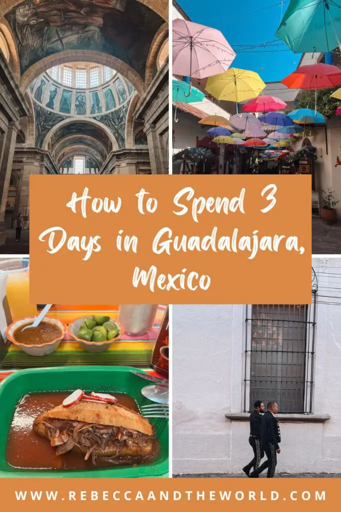 Plan the perfect Guadalajara itinerary with this detailed 3 days in Guadalajara guide. Discover the best things to do, where to eat, day trips, and travel tips for Mexico’s cultural capital. | Mexico Travel | Visit Mexico | Guadalajara Travel | Guadalajara Itinerary | Visit Guadalajara | Things to Do in Guadalajara | What to Do in Guadalajara |What to Eat in Guadalajara | Guadalajara Day Trips | Tequila | Jalisco Mexico | Tequila Jalisco | Visit Jalisco | Day Trips from Guadalajara