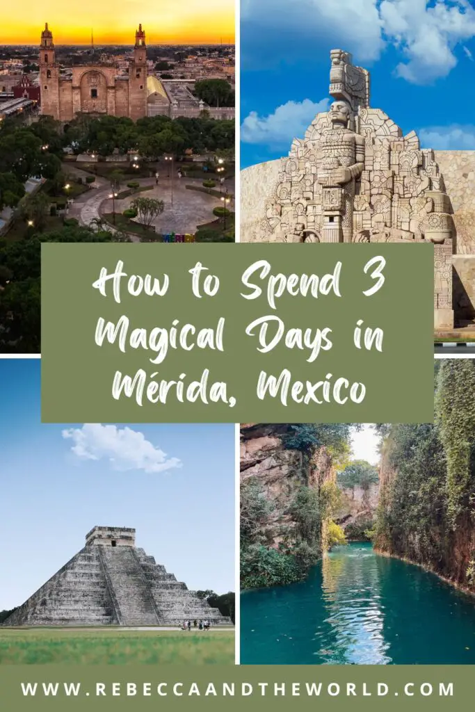 How to plan the perfect 3 days in Merida itinerary. Here's a guide to the best things to do in Merida, great day trips and delicious food. | Mexico Travel | Merida Mexico | Things to Do in Merida | What to Do in Merida | Visit Mexico | Visit Merida | Merida Day Trips | Yucatan | Yucatan Peninsula | Merida Itinerary | Merida Travel Guide | Yucatan Road Trip | Mexican Food | Cenotes Near Merida | Mayan Ruins | Cultural Travel Mexico | 3 Days in Merida | Three Days in Merida