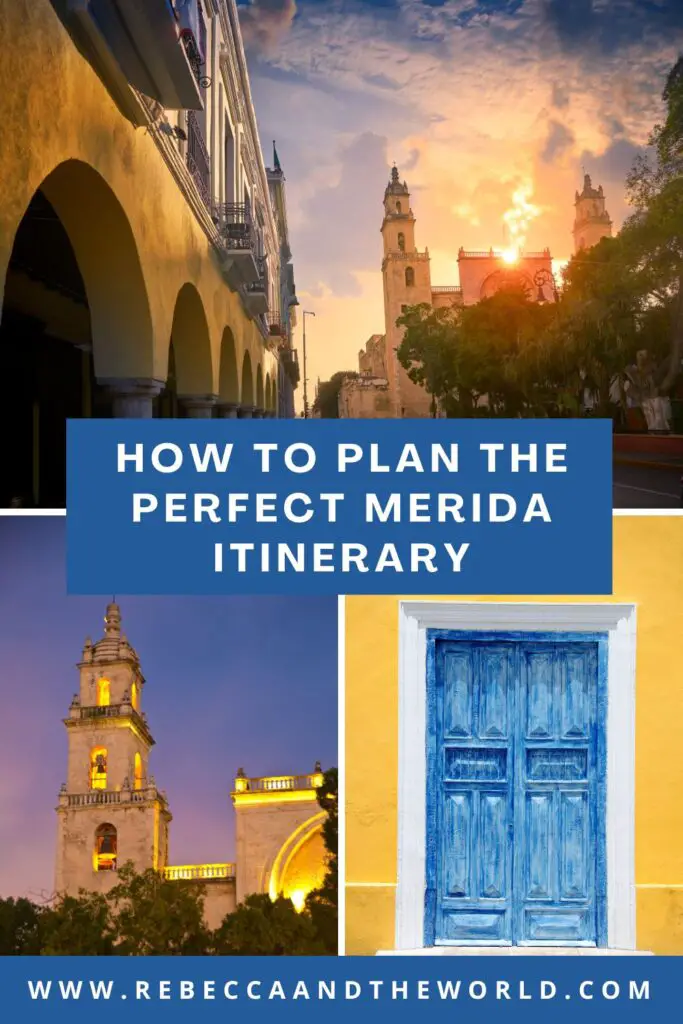 How to plan the perfect 3 days in Merida itinerary. Here's a guide to the best things to do in Merida, great day trips and delicious food. | Mexico Travel | Merida Mexico | Things to Do in Merida | What to Do in Merida | Visit Mexico | Visit Merida | Merida Day Trips | Yucatan | Yucatan Peninsula | Merida Itinerary | Merida Travel Guide | Yucatan Road Trip | Mexican Food | Cenotes Near Merida | Mayan Ruins | Cultural Travel Mexico | 3 Days in Merida | Three Days in Merida
