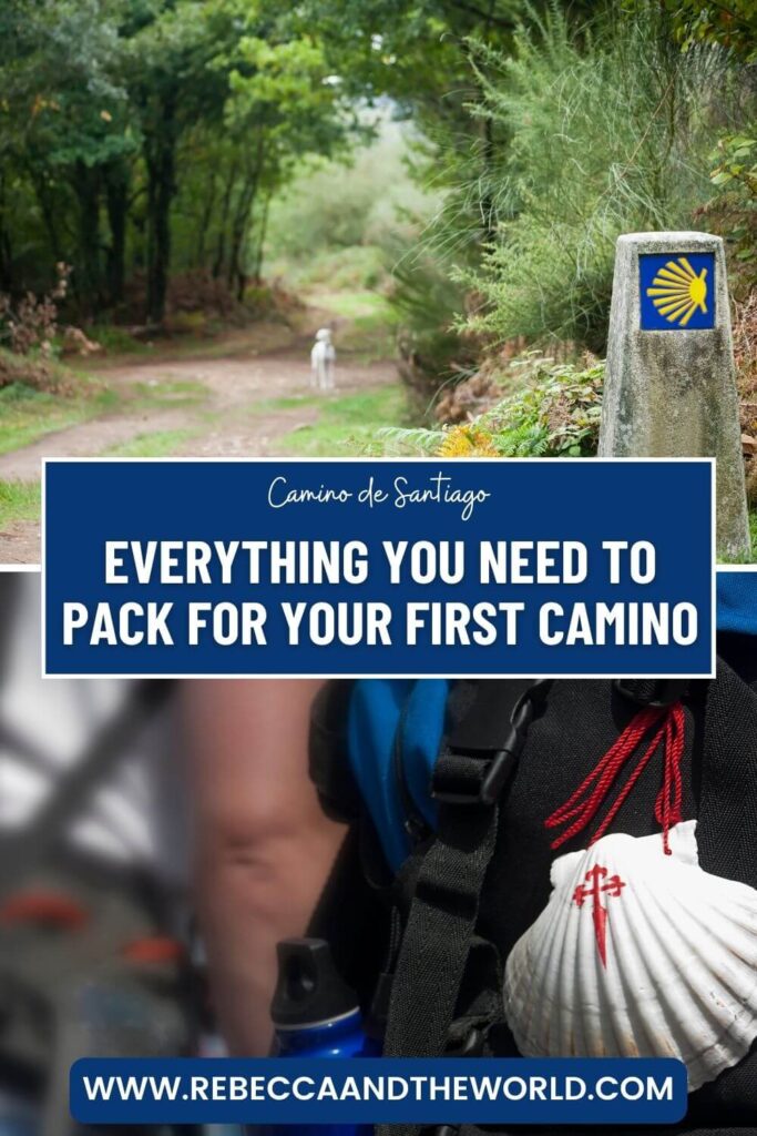 Looking for the ultimate Camino de Santiago packing list? Here’s exactly what I packed (and what I didn’t) for the Portuguese Camino, with tips for walking light, essential gear, and seasonal advice based on real experience. | Camino De Santiago Packing List | Portuguese Camino Packing Tips | What To Pack For The Camino | Camino Backpack Essentials | Camino Gear Guide | Camino De Santiago Summer Packing List | Best Shoes For Camino | Camino Trail Packing Advice | Camino Travel Essentials
