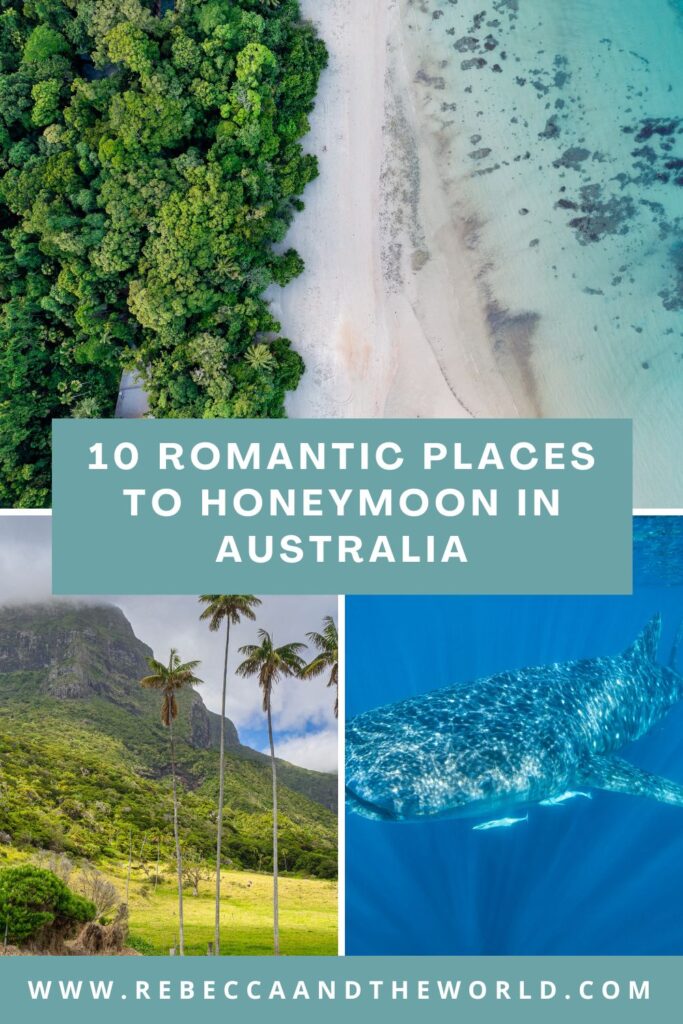 Looking for the ultimate honeymoon in Australia? From the Great Barrier Reef to the Kimberley, here are 10 dreamy destinations for romance and adventure. | Honeymoon Destinations Australia | Australia Honeymoon | Romantic Getaways Australia | Best Honeymoon Destinations in Australia | Whitsundays Honeymoon | Port Douglas Honeymoon | Ningaloo Reef Honeymoon | Kangaroo Island Honeymoon | Tasmania Honeymoon | Luxury Honeymoon Australia | Australia Honeymoon Itinerary | Australia Romantic Escapes