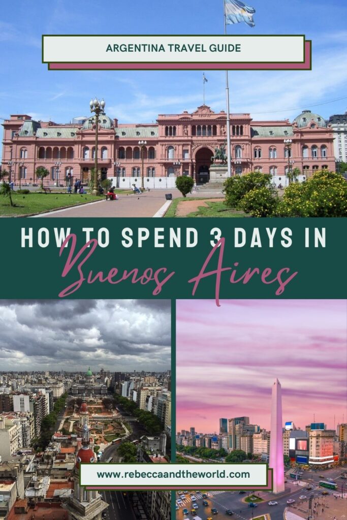 Only got 3 days in Buenos Aires? This local's Buenos Aires itinerary will help you plan your trip so you see, do and eat the best things Buenos Aires has to offer. | Buenos Aires Itinerary | 3 Days in Buenos Aires | Visit Buenos Aires | Visit Argentina | Things To Do in Buenos Aires | What To Do in Buenos Aires | Buenos Aires Attractions | Buenos Aires Must Do | Buenos Aires Travel | Visit Argentina | Argentina Travel | Buenos Aires Travel Guide | Buenos Aires | Argentina | South America Travel