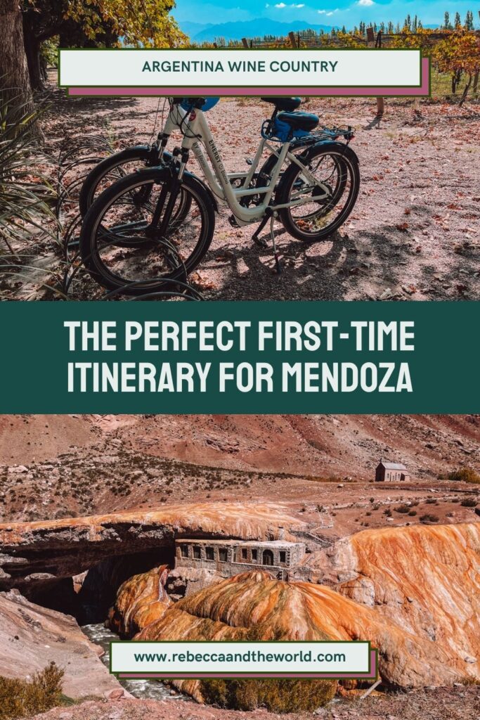 Wondering how to spend 3 days in Mendoza? This first-timer's Mendoza itinerary covers the wine regions and an Andes day trip. | 3 Days In Mendoza | Mendoza Itinerary | Mendoza Argentina | Mendoza Wine Region | Mendoza Wineries | Lujan De Cuyo | Maipu Valley | Valle De Uco | Uco Valley Wineries | Mendoza Wine Tasting | Mendoza Wine Tour | Things To Do In Mendoza | Argentina Travel Itinerary | Argentina Wine Country | South America Travel | Where To Stay In Mendoza | Mendoza Travel Guide