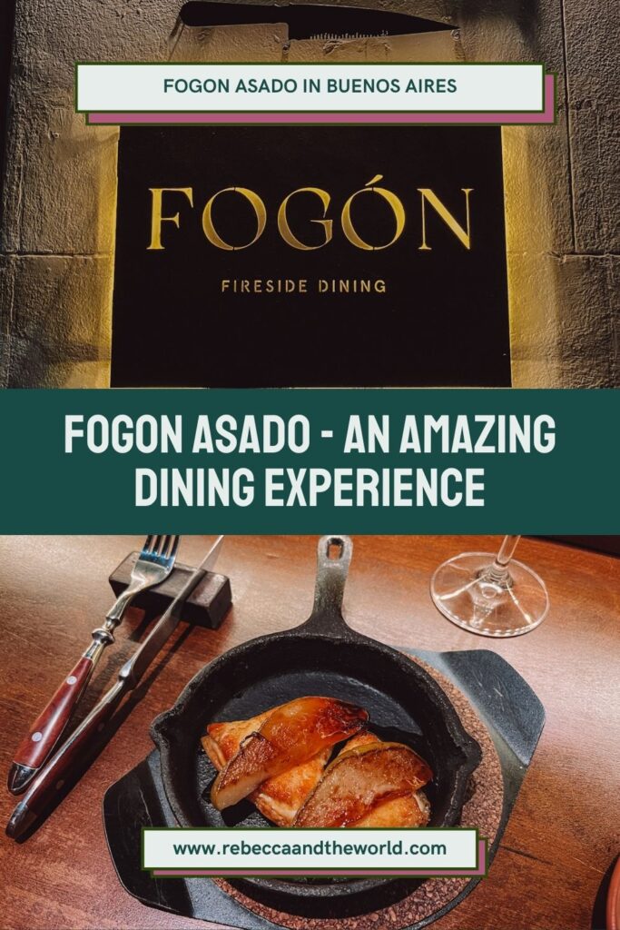 Wondering if Fogon Asado is worth the price? Here’s my honest take on this Buenos Aires experience and why it should be on your itinerary. | Buenos Aires Food Experience | Buenos Aires Food Tour | Argentine Food Culture | What To Eat In Buenos Aires | Buenos Aires Travel Guide | Things to Do in Buenos Aires | What to Do in Buenos Aires | Argentina Travel Tips | Where to Eat in Buenos Aires | Argentina Itinerary | Asado in Buenos Aires | Best Buenos Aires Restaurants | Buenos Aires Itinerary
