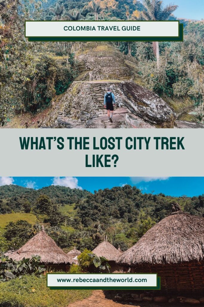 What’s the Lost City trek Colombia really like? My Expotur review covers the itinerary, camps, food and how to prepare for Ciudad Perdida. | Lost City Trek Colombia | Ciudad Perdida Trek | Expotur Lost City Trek Review | Lost City Trek Itinerary | Colombia Multi Day Hike | Colombia Jungle Trek | Lost City Trek Packing List | Lost City Trek Tips | Best Lost City Trek Company | Ciudad Perdida Colombia Guide | Colombia Travel Itinerary | Things To Do In Colombia | Colombia Adventure Travel