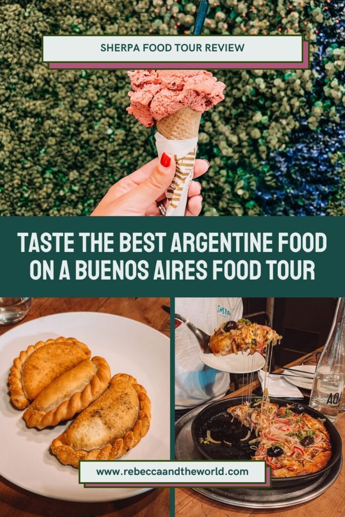 Sherpa Food Tours is one of the best ways to dive into Buenos Aires’ food scene in just a few hours. In this review, I share what to expect on the Local Foodie Adventure tour. Perfect if you’re visiting Buenos Aires for the first time and want to eat well. | Sherpa Food Tour Buenos Aires | Sherpa Food Tours Buenos Aires Review | Buenos Aires Food Tour | Best Food Tour in Buenos Aires | What to Eat in Buenos Aires | Argentine Food | Buenos Aires Travel Tips | Argentina Itinerary
